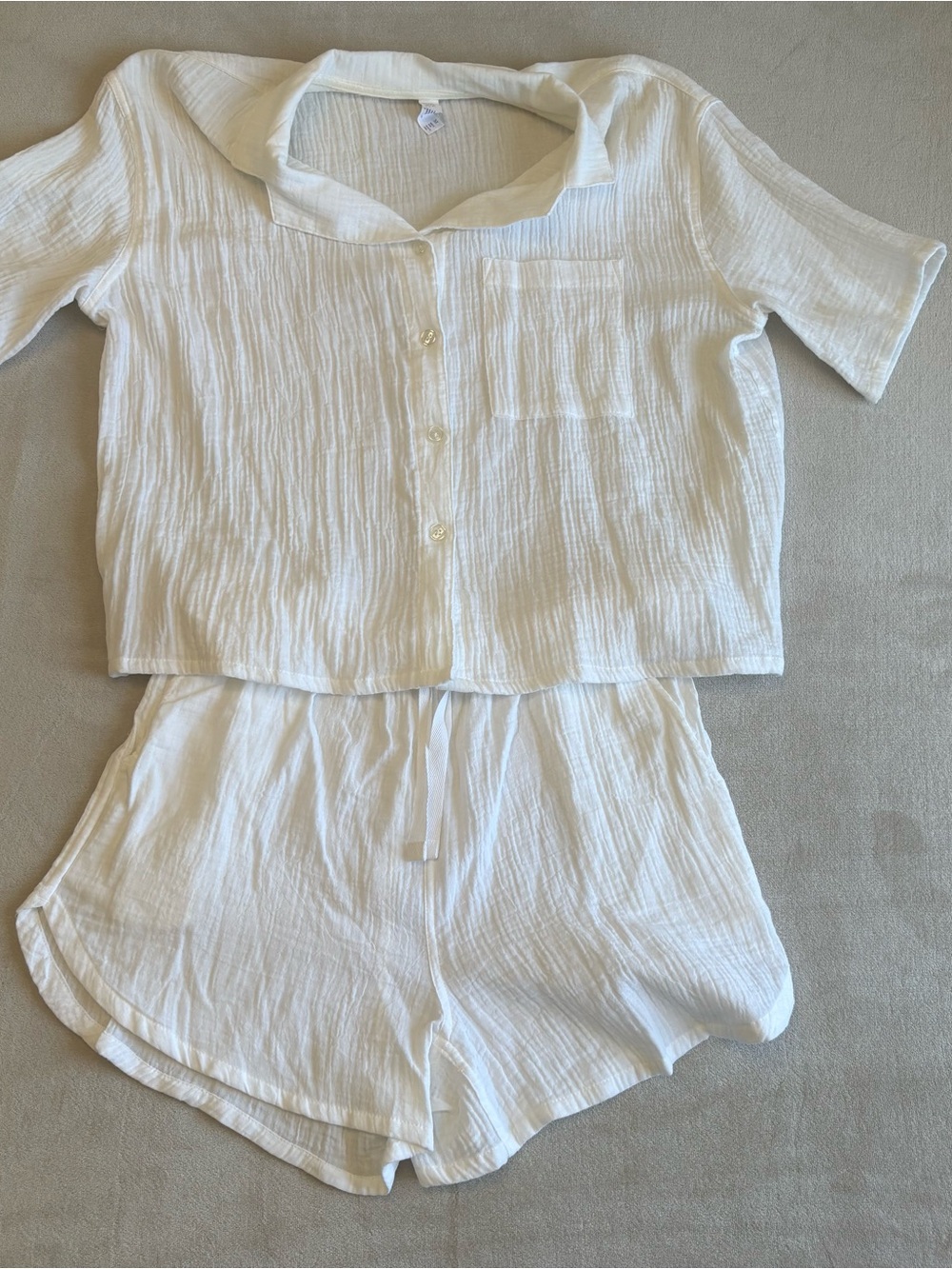Target stars above White Swim Cover Set